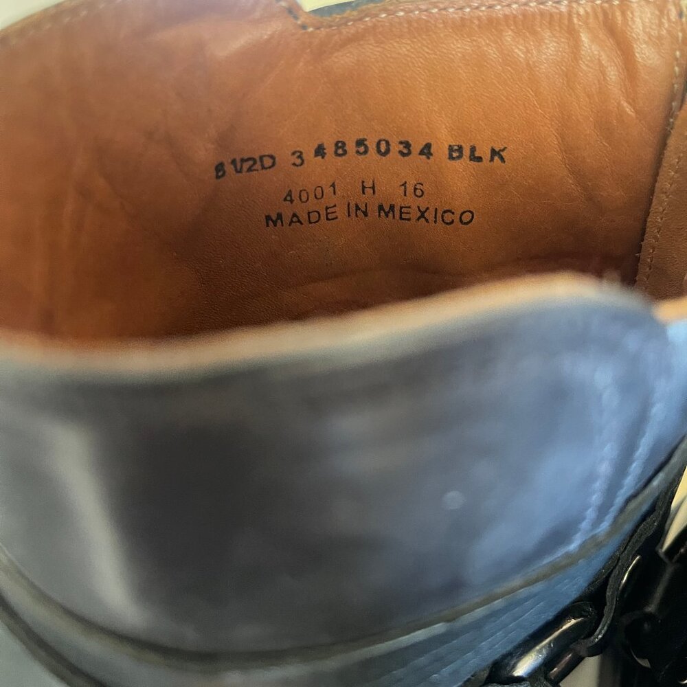 Frye All Leather Zip-up Dress Boots Size 9.5, Like New - Picture 5 of 6